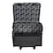 Everything Mary Collapsible Black Pin Dot Rolling Sewing Machine Tote